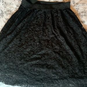 Black lace “Lola” skirt